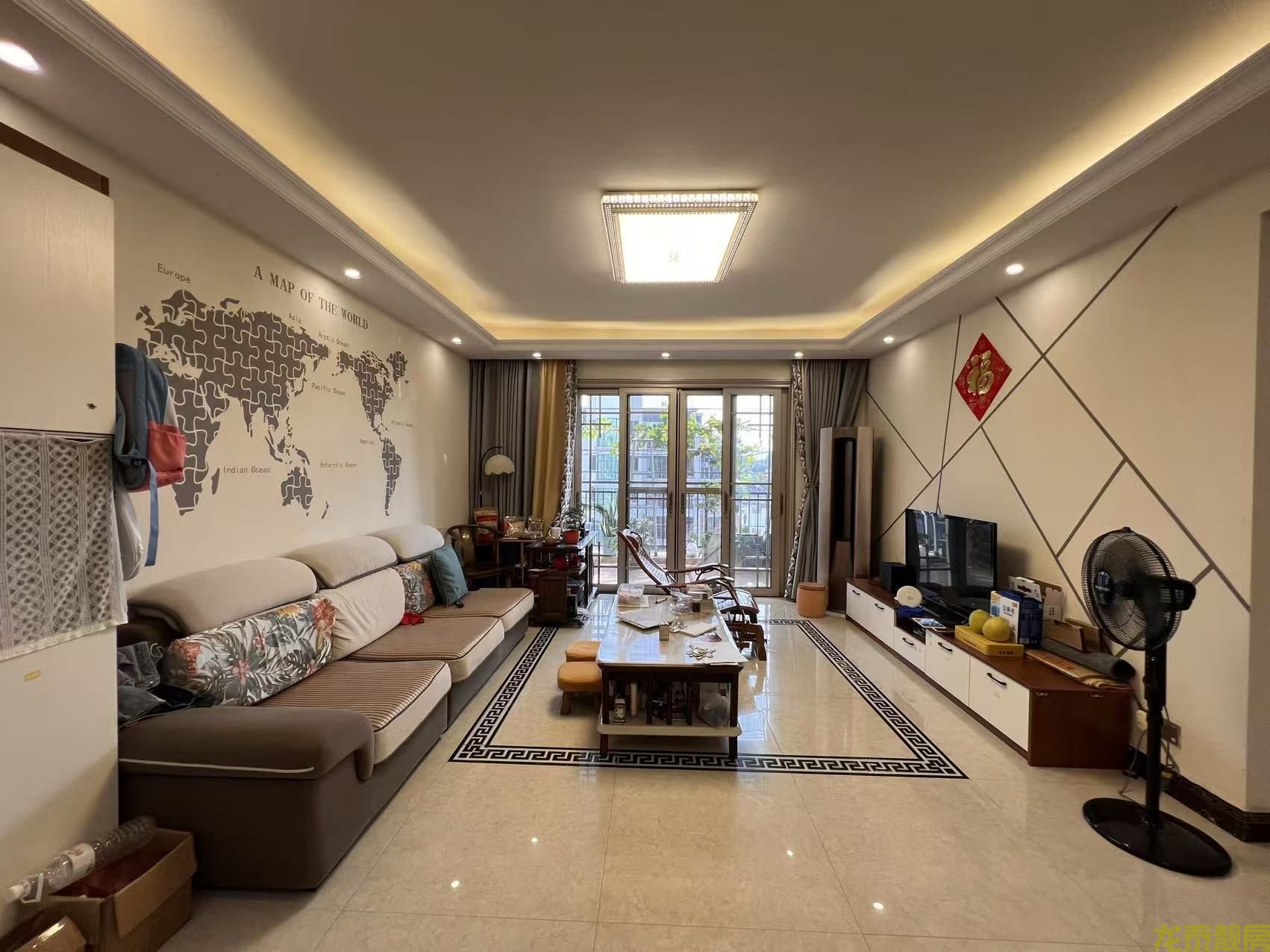 粤江花园207平 复式5房 豪华装修 